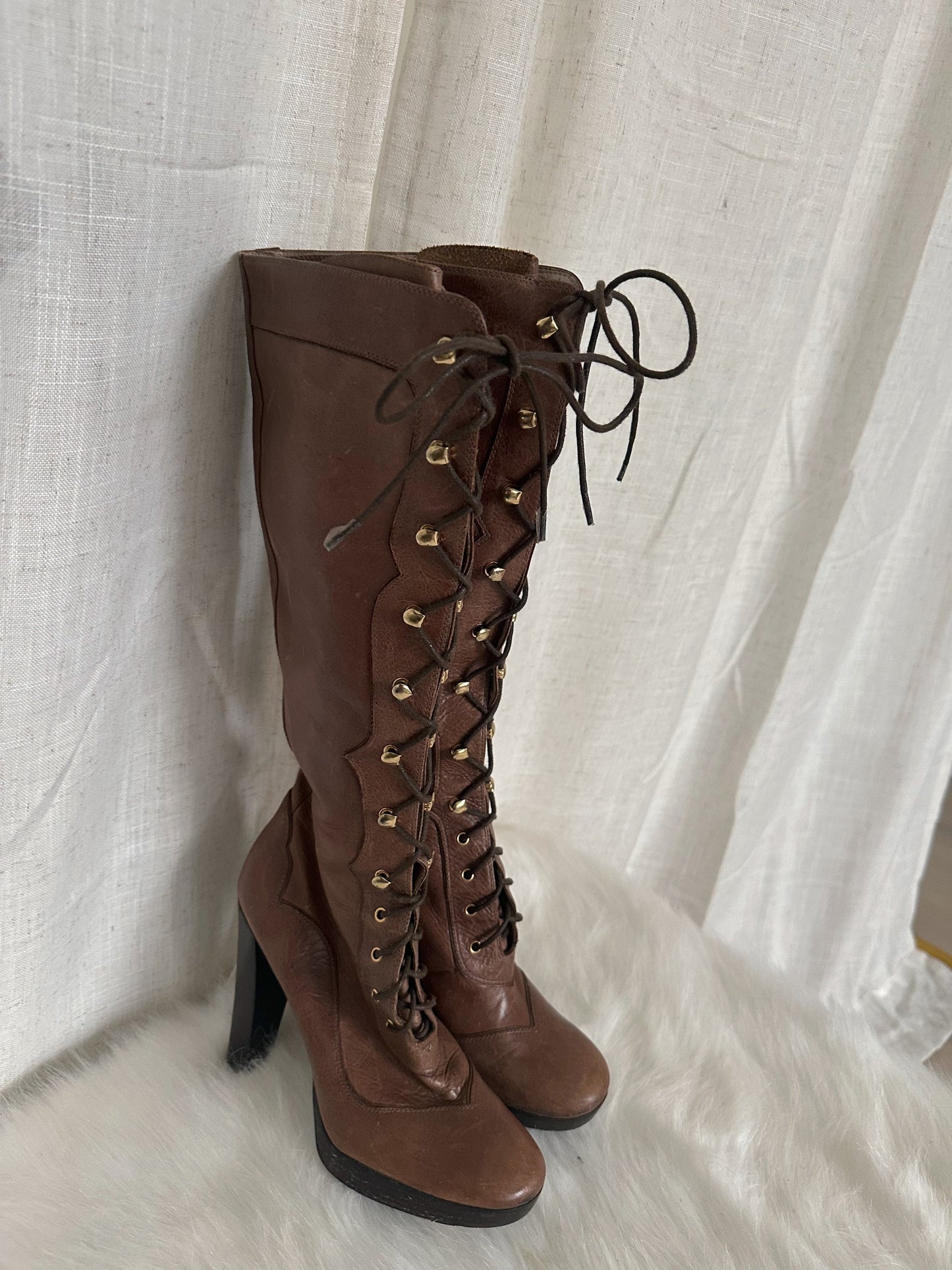 Vintage Michael Kors Tall Leather Boots