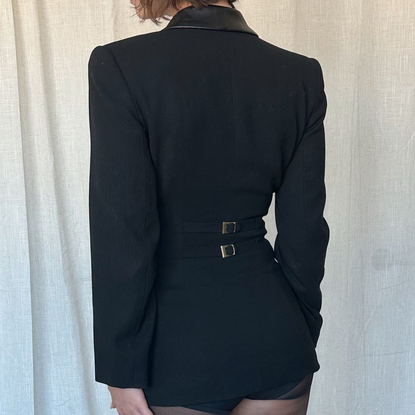 80's Black Blazer