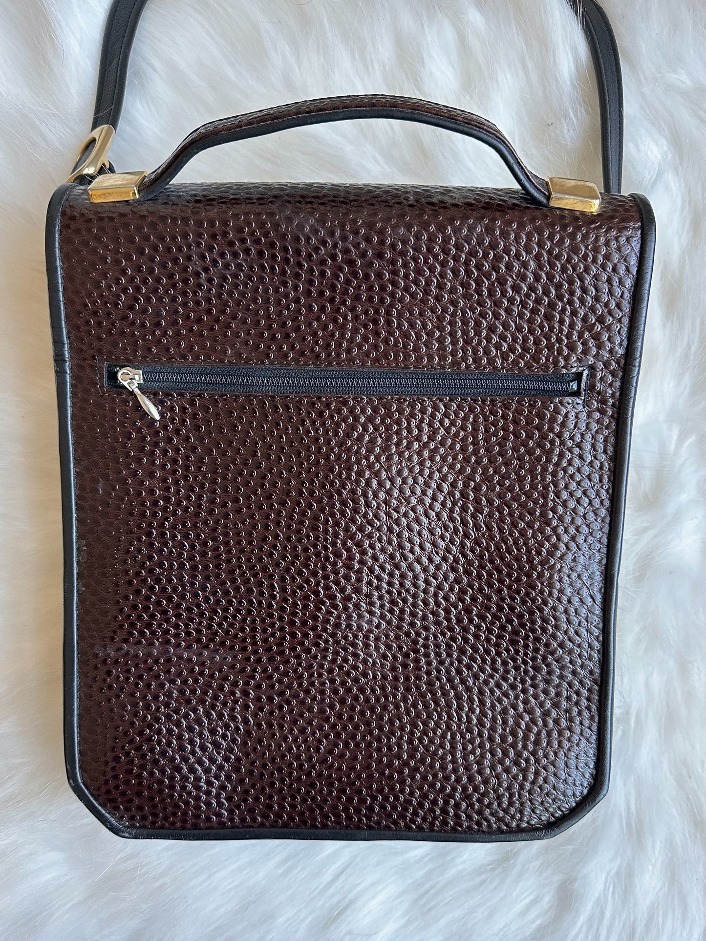 Vintage Brown Leather Purse