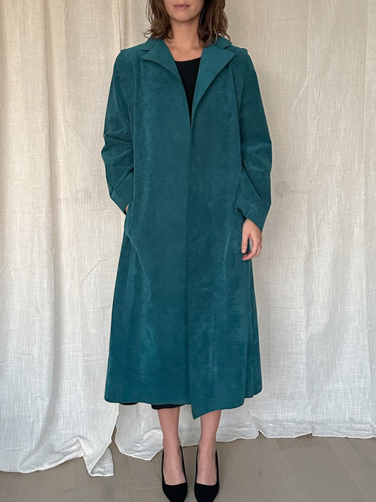 Blue Suede Overcoat