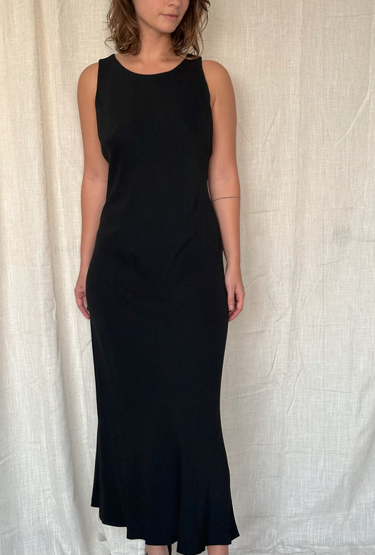 Lenzi Vintage Black Cocktail Dress